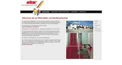 Desktop Screenshot of frick-pulverbeschichtung.de